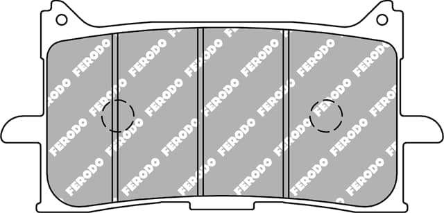 SET PLACUTE FRANA SINTERIZATE - FERODO RACING