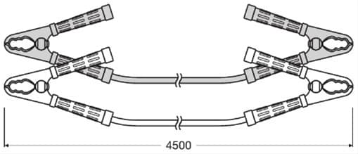SFNBB SET CABLURI PORNIRE PROFESIONALE 900A LUNGIME 4.5M