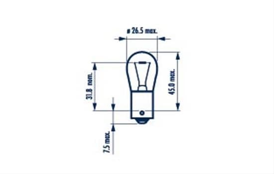 BLISTER 2 BECURI 12V21W GALBEN TIP PY21W