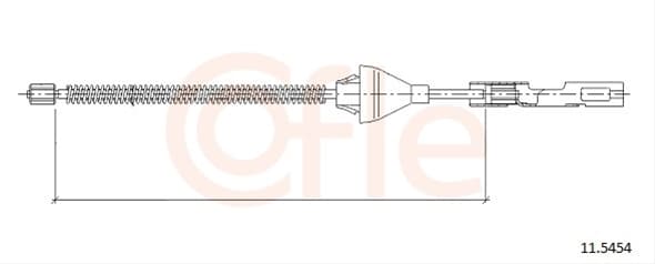 CABLU FRANA DE PARCARE