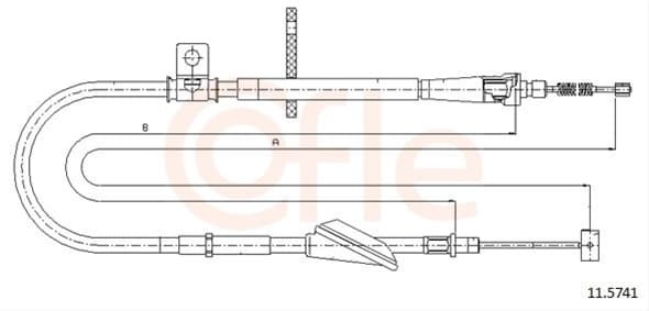 CABLU  FRANA DE PARCARE