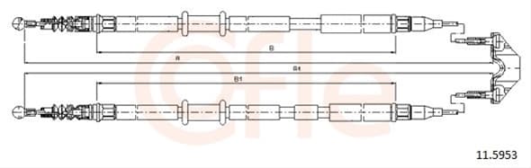 CABLU FRANA DE PARCARE
