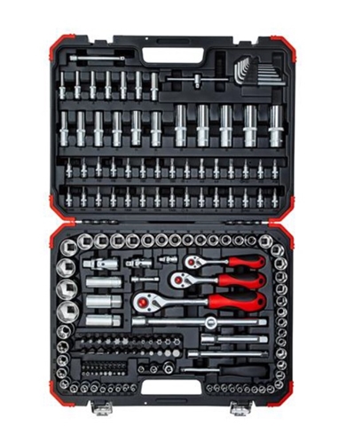 Imagine pentru produsul „TRUSA TUBULARE 1/4+3/8+1/2 172PCS R45603172-GEDORE RED"