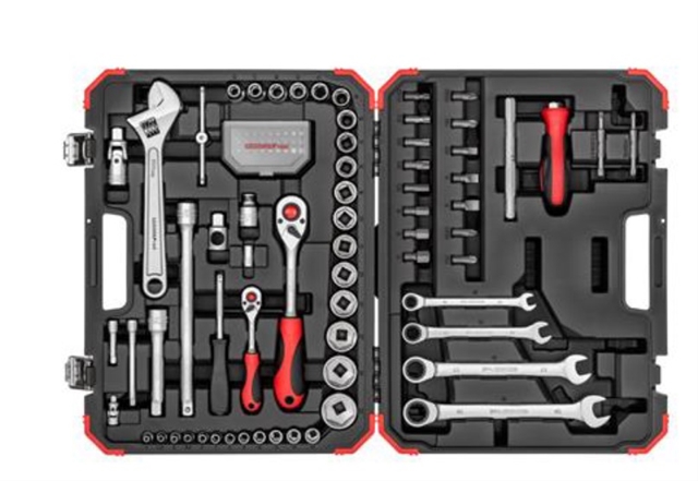 *FD TRUSA CHEI TUBULARE 1/4 SI 1/2 97 PCS - GEDORE RED
