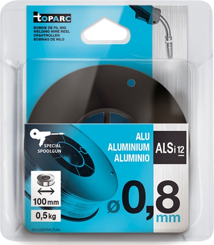 Imagine pentru produsul „TAMBUR MIG SARMA ALSI12 DIAM0.8 - 0.5 KG D.100 - ER4047 / S AL 4047"