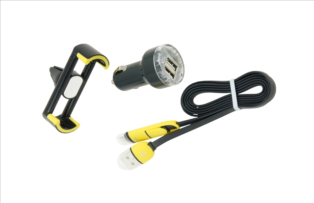 KIT INCARCATOR AUTO CU SUPORT TELEFON
