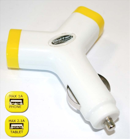 Imagine pentru produsul „INCARCATOR AUTO DUBLU USB 12/24V"