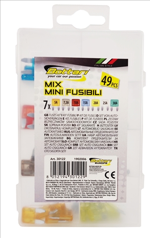 SET 49 SIGURANTE AUTO MINI 5-30A