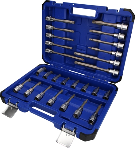 Imagine pentru produsul „SET TUBULARE 1/2 CU BIT XZN M5M16, 26 PCS"