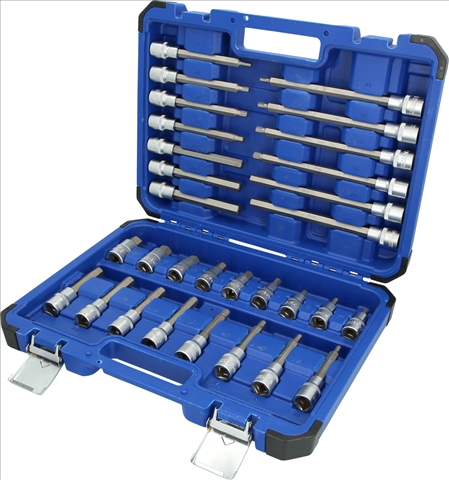 Imagine pentru produsul „SET TUBULARE 1/2 CU BIT HEXAGONAL 30 PCS"