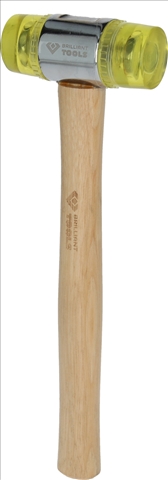 Imagine pentru produsul „CIOCAN CU CAP DIN MATERIAL PLASTIC DIAM.40MM-BRILLIANT"