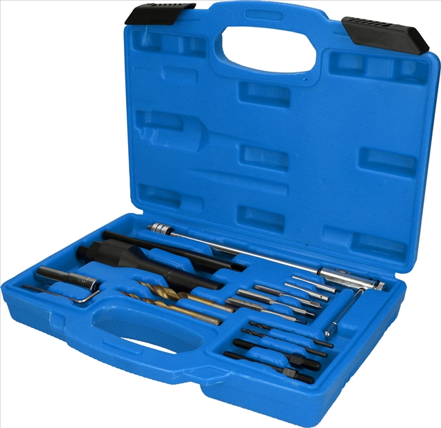 Imagine pentru produsul „SET DEMONTARE BUJII INCANDESCENTE SI PTR REPARARE FILETE, 16 PCS-BRILLIANT"