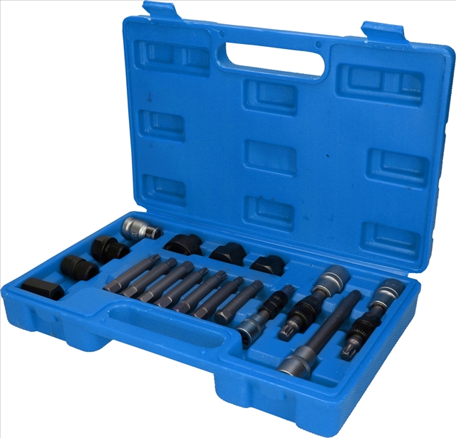 Imagine pentru produsul „SET BITI SI CHEI TUBULARE PTR ALTERNATOR, 18 PCS"