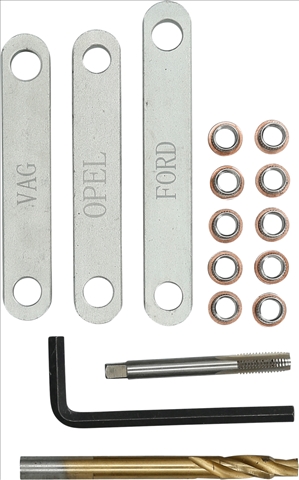 Imagine pentru produsul „SET REPARARE PTR FILET FRANA, M9 X 1,25, 16 PCS-BRILLIANT"