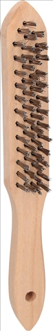 Imagine pentru produsul „PERIE DE SARMA OTEL CU 4 RANDURI DE PERI 290MM-BRILLIANT"
