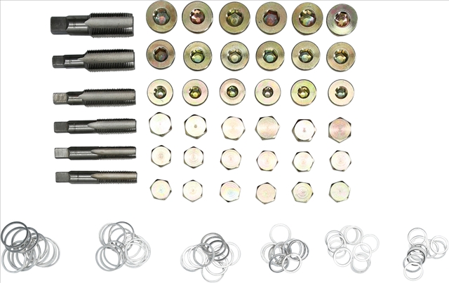 Imagine pentru produsul „SET REPARATII FILETE BAI ULEI 114 PCS-BRILLIANT"