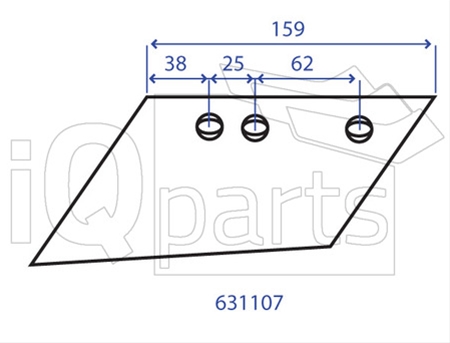 BRAZDAR ANTETRUPITA 631 107 LH - IQ