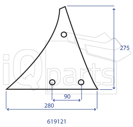 PIEPT CORMANA 619121 LH4 - IQ