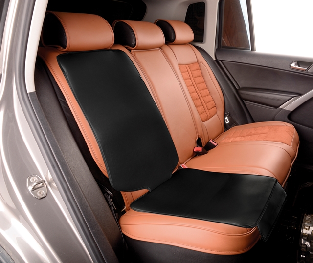 PROTECTIE SCAUN AUTO DIN PIELE ECOLOGICA PENTRU SCAUNE DE COPII NEAGRA
