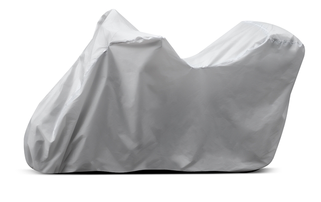 Imagine pentru produsul „PRELATA MOTOCICLETA CU PORTBAGAJ INALT MARIMEA L 248X104X127CM"
