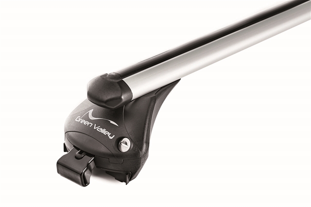 Imagine pentru produsul „SET 2 BARE TRANSVERSALE ALUMINIU 107CM EASYONE QUICK (INCLUDE SET PICIOARE)"