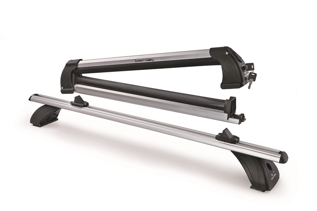 Imagine pentru produsul „SUPORT 6 PERECHI SCHIURI/4 SNOWBOARD GLISANT ALUMINIU EASY SNOW RIDER"