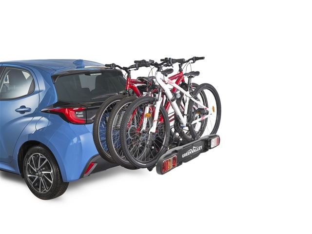 SUPORT 3 BICICLETE (4 CU ADAPTOR) PRINDERE PE CARLIG REMORCARE DISCOVERY