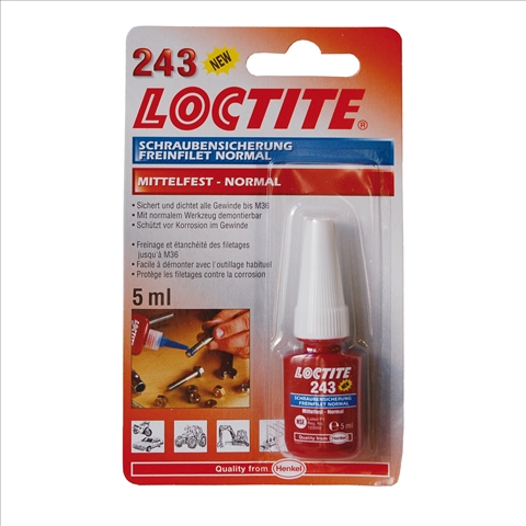 Imagine pentru produsul „LOCTITE 243 ASIGURATOR FILETE 5ML"