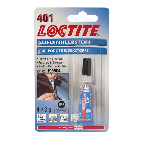 Imagine pentru produsul „LOCTITE 401-ADEZIV UNIVERSAL RAPID 3G LICHID"