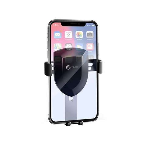 Imagine pentru produsul „SUPORT AUTO GRAVITY NEGRU PRINDERE LA VENTILATIE  LEMONTTI"