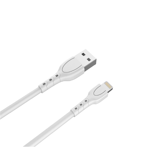 Imagine pentru produsul „CABLU USB A LA TIP LIGHTNING ALB LUNGIME 1.2M LEMONTTI"