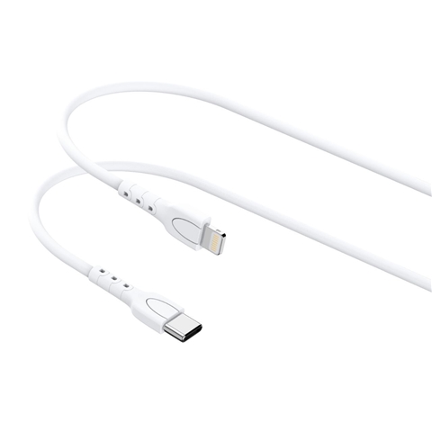 CABLU TYPE-C LA TIP LIGHTNING ALB LUNGIME 1.2M LEMONTTI