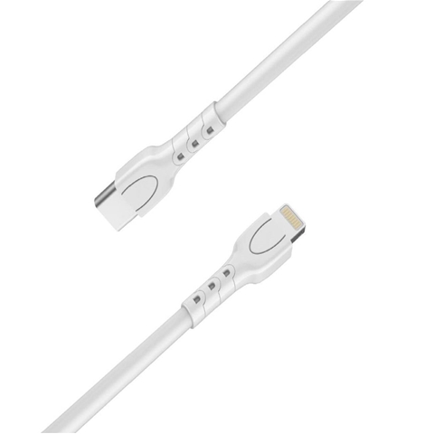 CABLU TYPE-C LA TIP LIGHTNING ALB LUNGIME 1.2M LEMONTTI