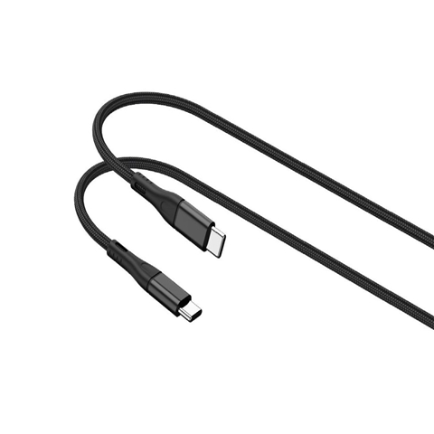 Imagine pentru produsul „CABLU INCARCARE SUPER FAST 100W TYPE-C LA TYPE-C, NEGRU, LUNGIME 1.2M LEMONTTI"
