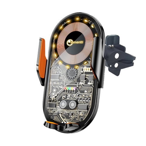 SUPORT AUTO CU INCARCARE WIRELESS 15W PRINDERE LA VENTILATIE LEMONTTI
