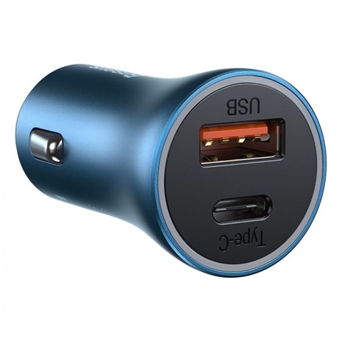 INCARCATOR AUTO QUICK CHARGER ALBASTRU USB SI TYPE-C-T.VERDE 0.18 LEI/ BUC BASEUS