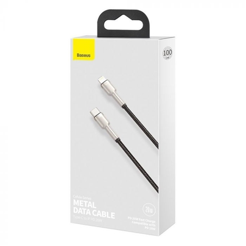 Imagine pentru produsul „CABLU CAFULE TYPE-C LA LIGHTNING NEGRU 1M IMPLETITURA NYLON-T.VERDE 0.18 LEI/ BUC"