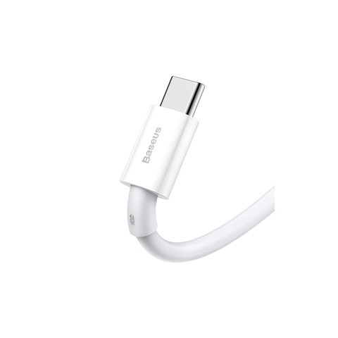 Imagine pentru produsul „CABLU INCARCARE RAPIDA USB LA TYPE-C ALB 66W 2M BASEUS"