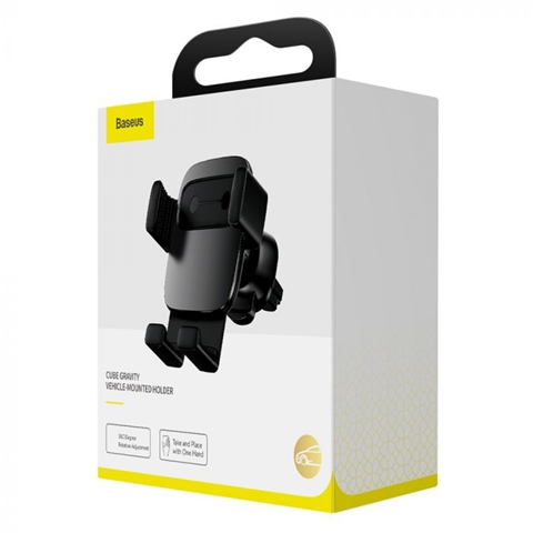 Imagine pentru produsul „SUPORT AUTO MAGNETIC NEGRU PRINDERE LA SISTEMUL DE VENTILATIE BASEUS"