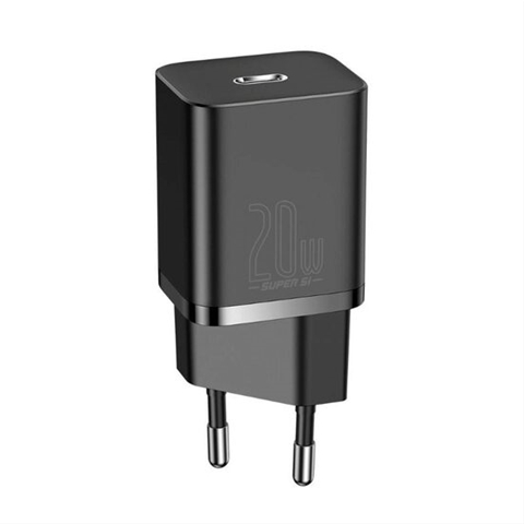 Imagine pentru produsul „INCARCATOR RETEA QUICK CHARGER TYPE C 20W NEGRU BASEUS"