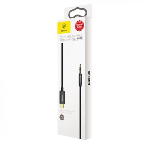Imagine pentru produsul „CABLU YIVEN TYPE-C LA JACK 3.5MM NEGRU 1.2M -T.VERDE 0.18 LEI/ BUC BASEUS"