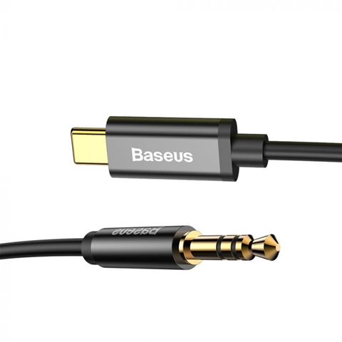 CABLU YIVEN TYPE-C LA JACK 3.5MM NEGRU 1.2M -T.VERDE 0.18 LEI/ BUC BASEUS