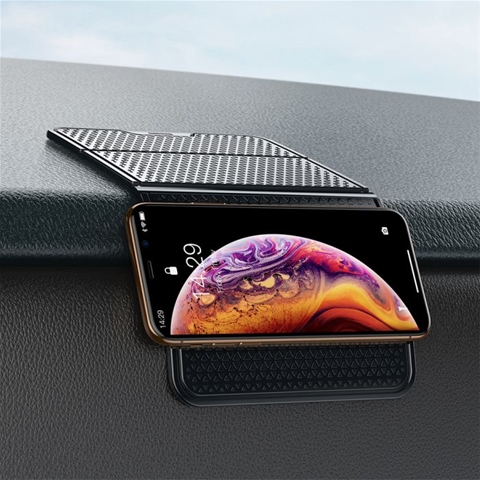 SUPORT AUTO ANTIDERAPANT NEGRU PENTRU BORD BASEUS