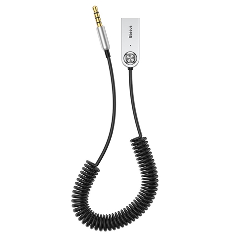 Imagine pentru produsul „ADAPTOR BLUETOOTH AUDIO JACK 3.5MM BLACK ALIMENTARE PRIN USB BASEUS"