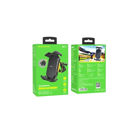 Imagine pentru produsul „SUPORT TELEFON CU PRINDERE PE GHIDON PTR MOTOCICLETA,SCUTER,BICICLETA BOROFONE"