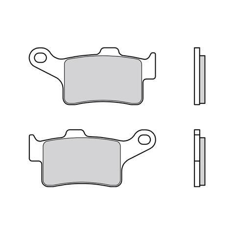 Imagine pentru produsul „*CSNBB SET PLACUTE FRANA SINTER STREET -BREMBO"