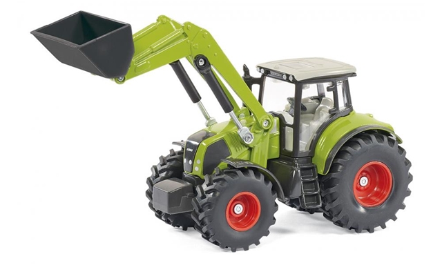 Imagine pentru produsul „TRACTOR CLAAS AXION CU REMORCA SCARA 1:50  SIKU"
