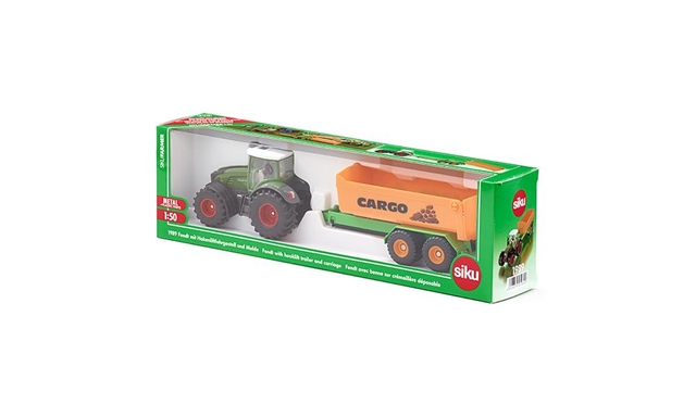 TRACTOR FENDT 936 REMORCA SCARA 1:50  SIKU