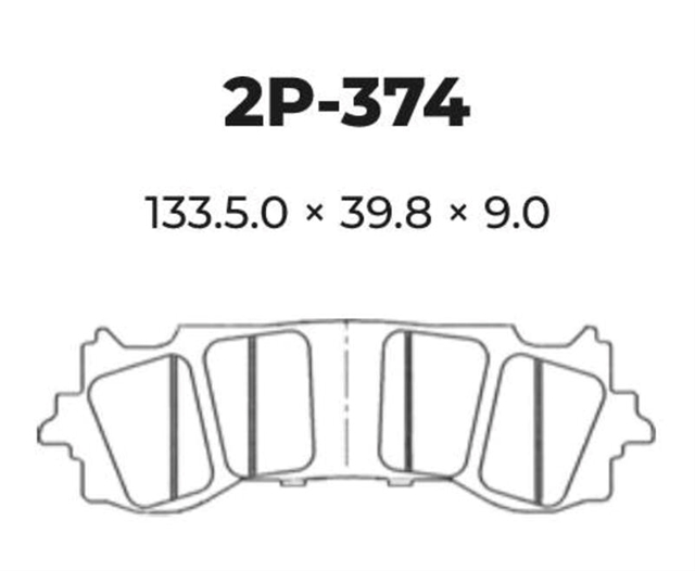 Imagine pentru produsul „* FD PLACUTE FRANA DIN METAL SINTERIZAT STRADAL/OFFROAD  2P374ST"
