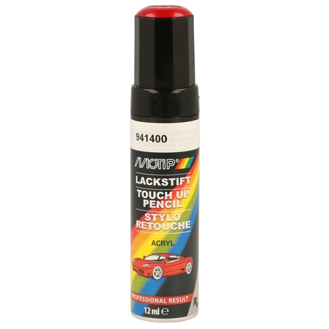 Imagine pentru produsul „RECIPIENT RETUS VOPSEA CU PENSULA KOMPAKT 941400 RED GL. 12 ML"
